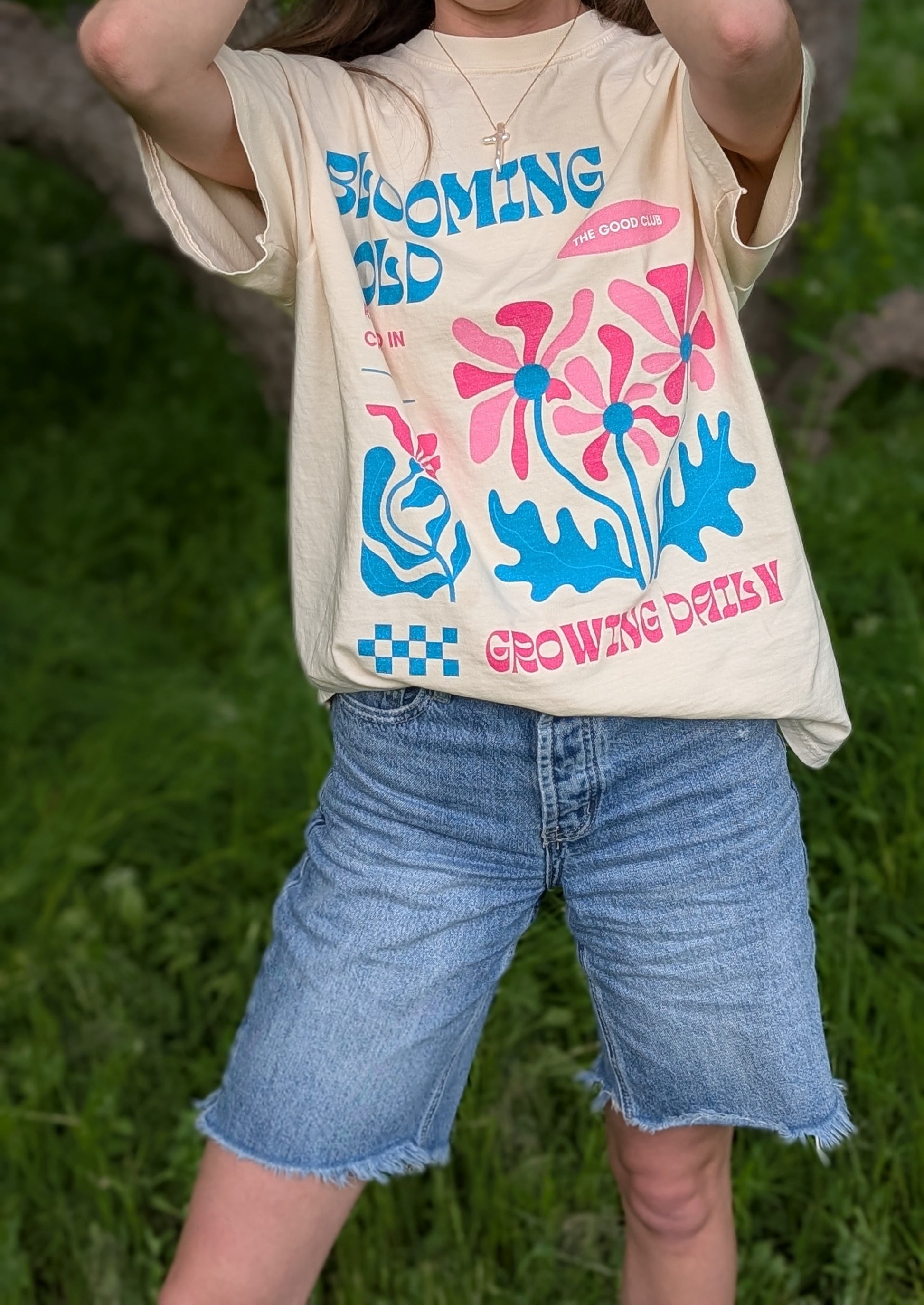 Blooming Bold Oversized Tee