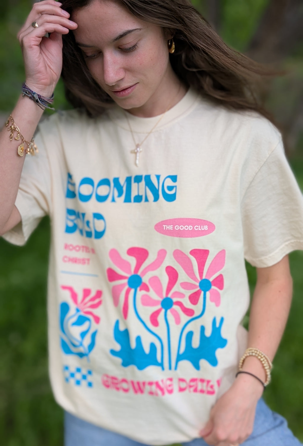 Blooming Bold Oversized Tee