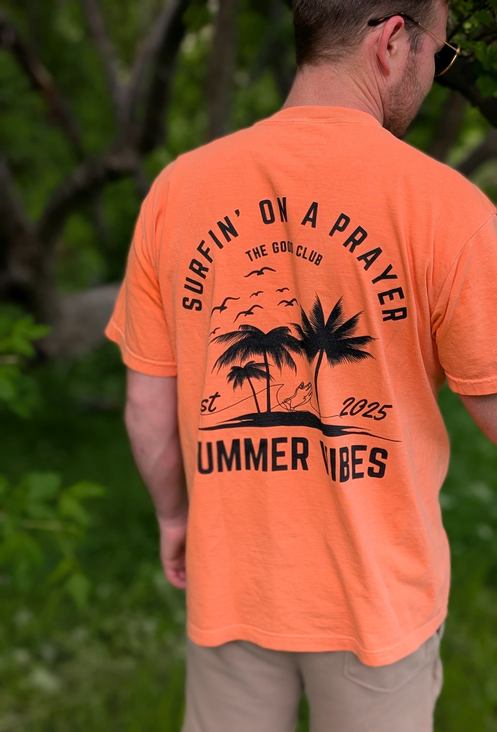 Surfin' on a prayer Oversized Tee